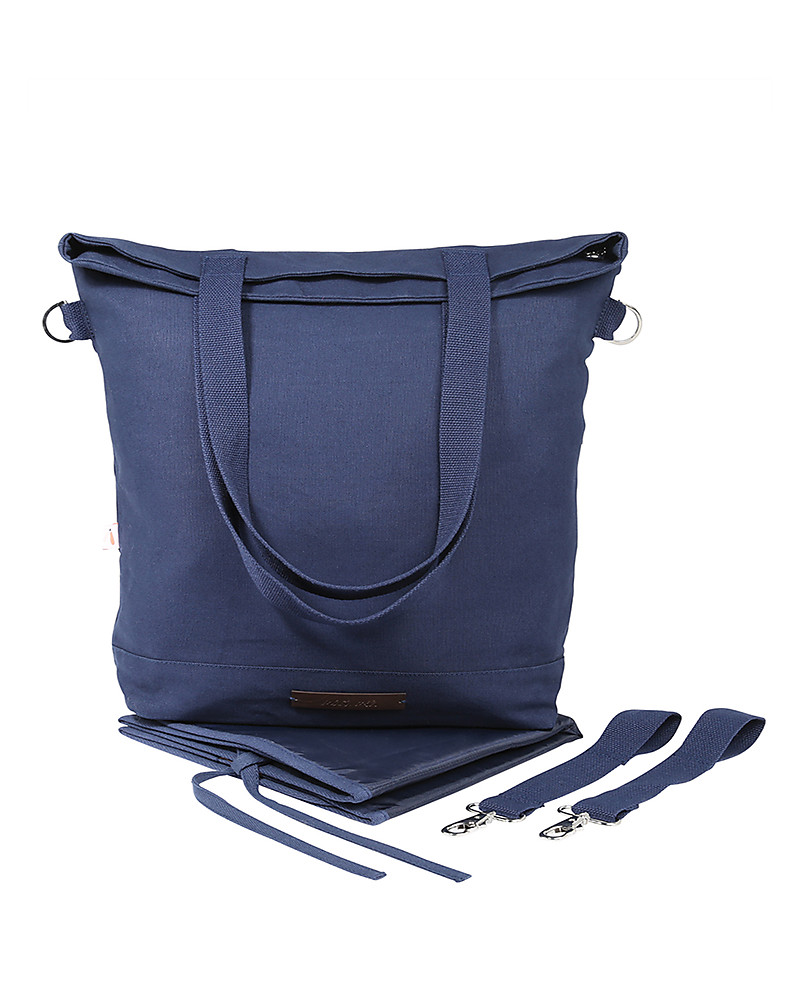 navy blue pram bag